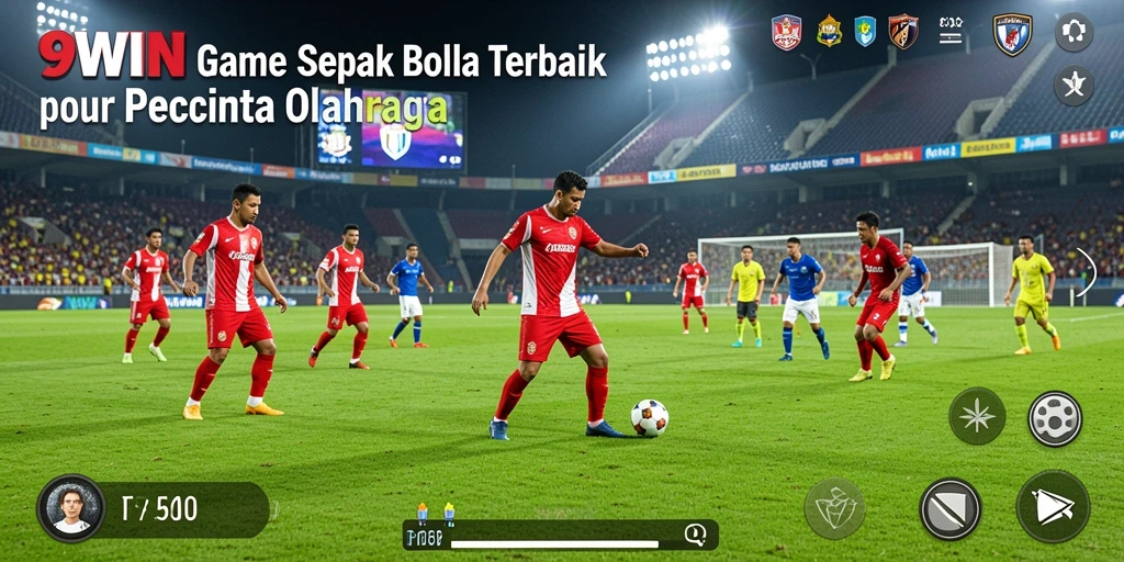 Screenshot utama <strong>9WIN</strong> menampilkan gameplay sepak bola yang mendebarkan.