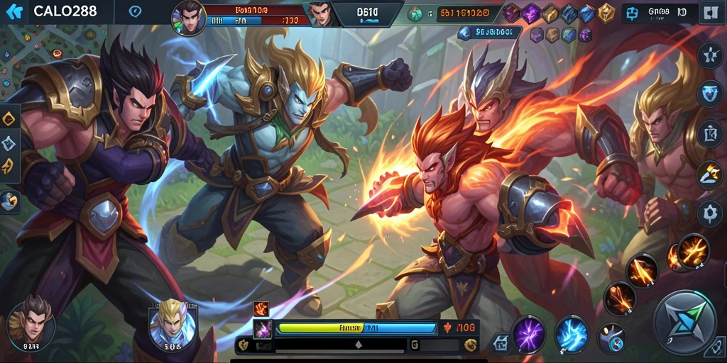 Tampilan gameplay CALO288 yang penuh aksi dan strategi.