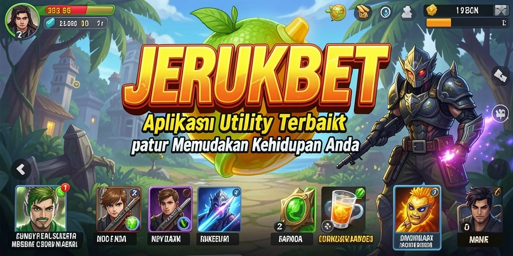 Tampilan antarmuka JERUKBET yang modern dan mudah digunakan.