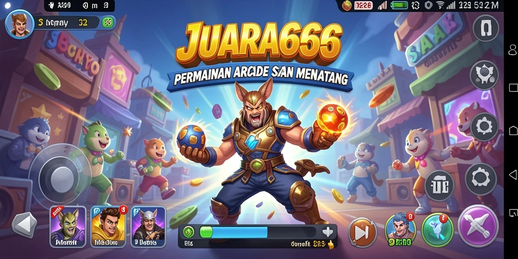 Tangkapan layar gameplay JUARA666 yang menampilkan aksi seru dalam permainan Arcade.
