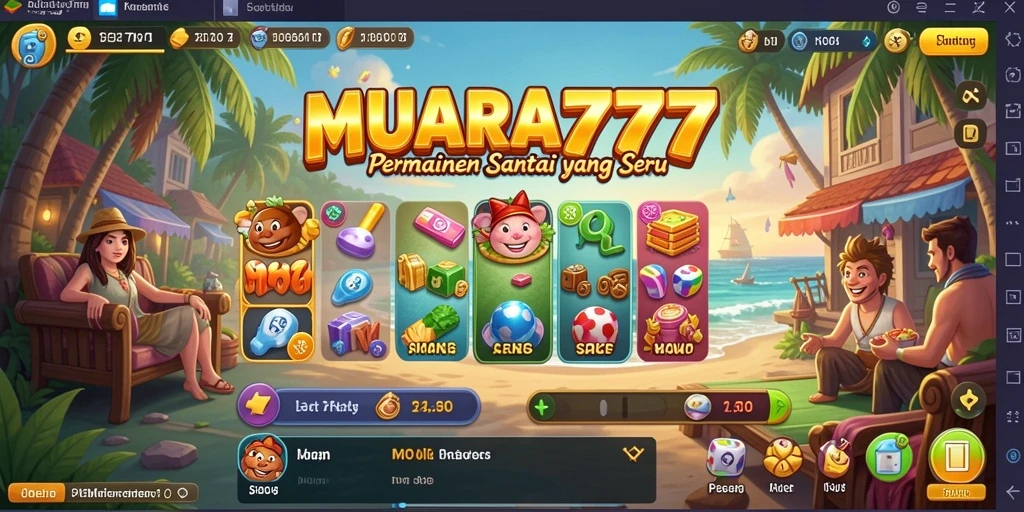 Screenshot gameplay MUARA777 yang menarik dan penuh warna.