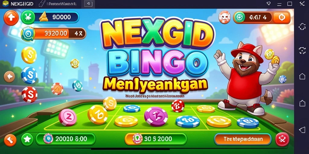 Tampilan gameplay seru dan interaktif di NEXGID Bingo.