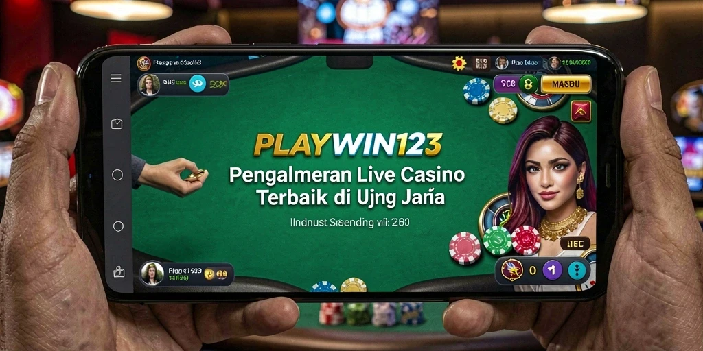 Screenshot gameplay Live Casino yang memukau dengan dealer profesional.