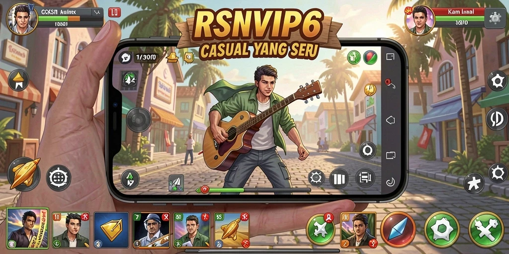 Screenshot utama RSNVIP6 yang menunjukkan gameplay seru dan menarik.