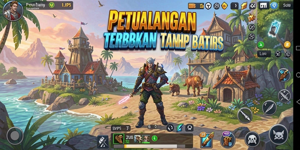 Screenshot gameplay menarik dari dunia terbuka SVIP5.