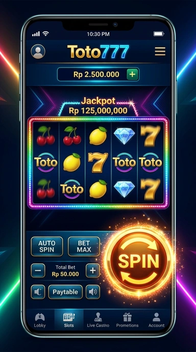 Proses pengunduhan aplikasi yang cepat di toto777.